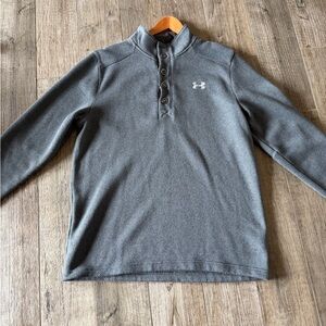 Under Armour Steel Gray ColdGear Pullover